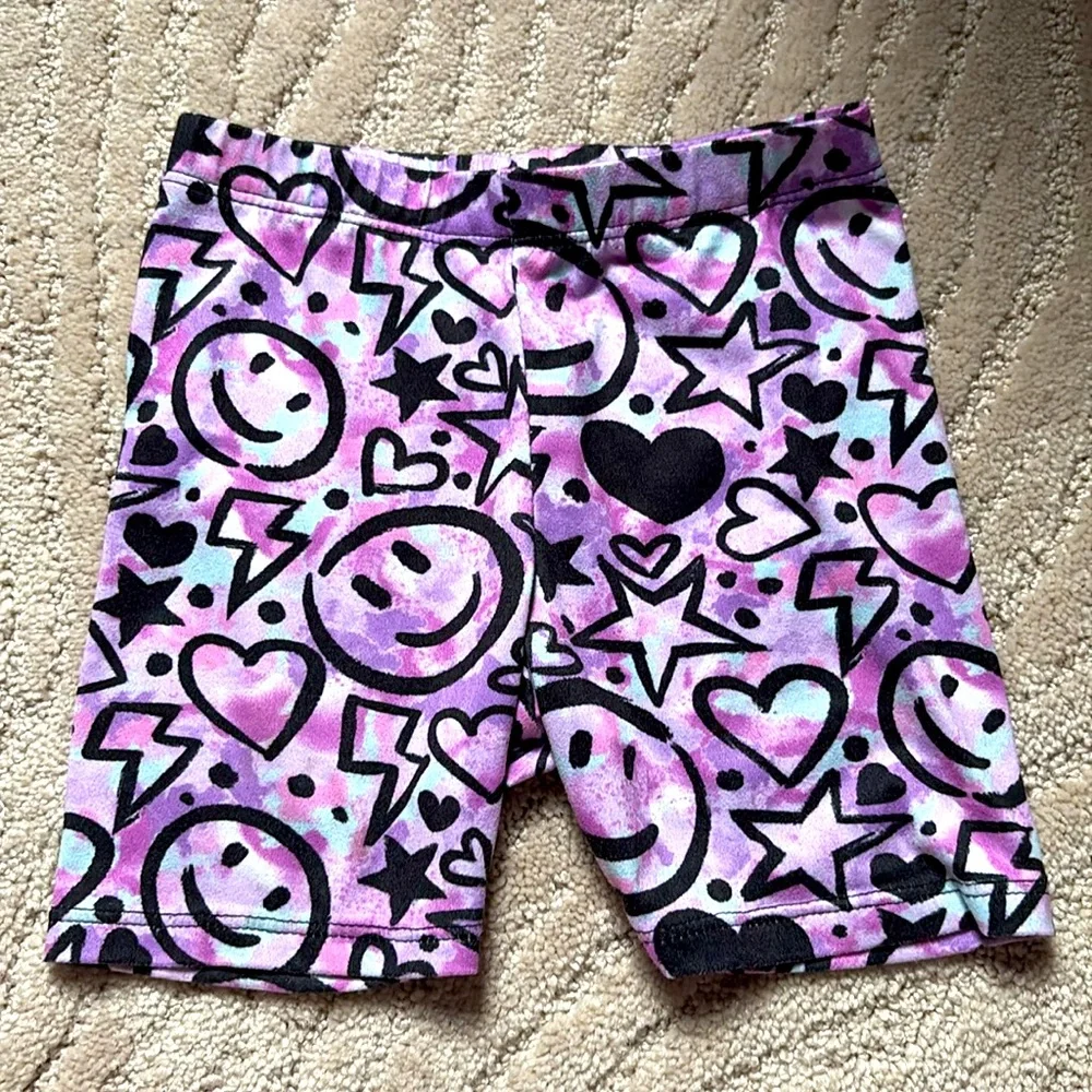 T shirt Biker Shorts Lot Dori Creations & Too Sweet from Denny’s Lester’s Smiley
